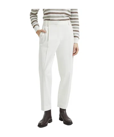 Brunello Cucinelli Slouchy Cropped Trousers