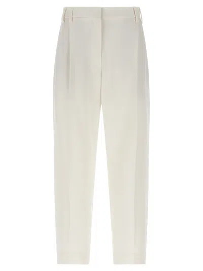 Brunello Cucinelli Slouchy Pants White In Neutral