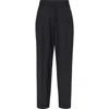 Brunello Cucinelli Virgin Wool-blend Trousers In Black