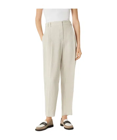 Brunello Cucinelli Slouchy Trousers In Nude