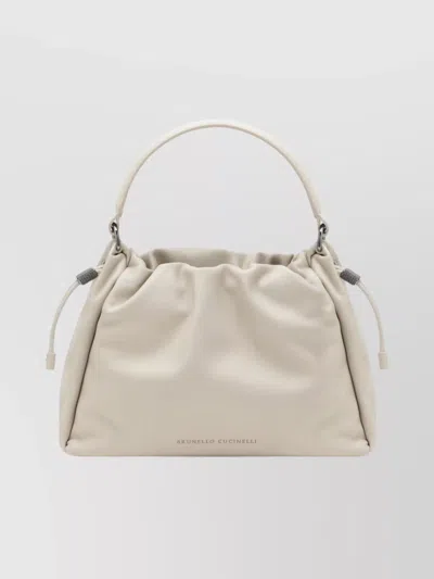 BRUNELLO CUCINELLI SMALL BUCKET BAG TOP HANDLE