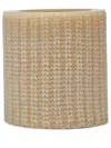 Brunello Cucinelli Small Knit-effect Wax Lantern In Neutrals