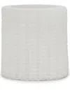 Brunello Cucinelli Rib Knit Effect Large Wax Lantern In White