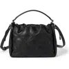 Brunello Cucinelli Small Mellow Quilted Diamond-pattern Tote Bag In Black