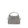 Brunello Cucinelli Small Shearling Mellow Shoulder Bag