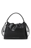 Brunello Cucinelli Small Soft Leather Mellow Bucket Bag In Black