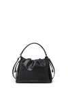 Brunello Cucinelli Small Soft Leather Mellow Bucket Bag In Black