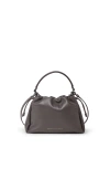 Brunello Cucinelli Small Soft Leather Mellow Bucket Bag In Brown