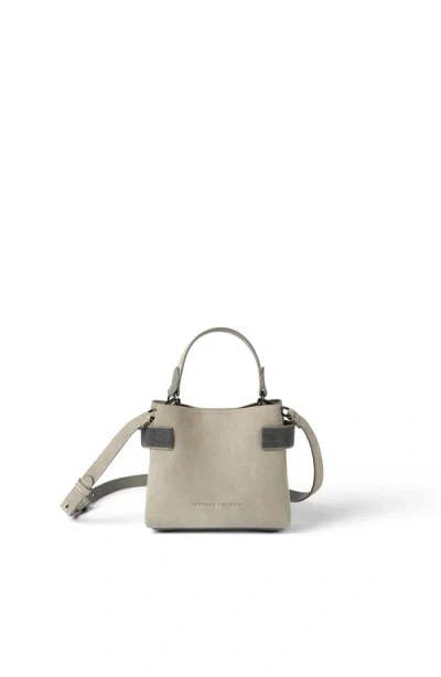 Brunello Cucinelli Small Top-handle Essence Bag In Neutral