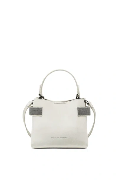 BRUNELLO CUCINELLI BRUNELLO CUCINELLI SMALL TOP-HANDLE ESSENCE BAG