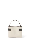 Brunello Cucinelli Small Cotton-linen Essence Top-handle Bag In Panama