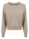 BRUNELLO CUCINELLI SMILE MONILE SWEATER