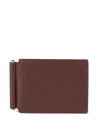 Brunello Cucinelli Portemonnaie Mit Geldscheinklammer In Red