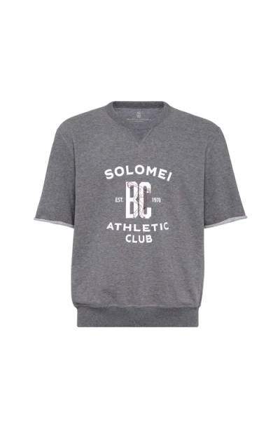 BRUNELLO CUCINELLI BRUNELLO CUCINELLI SMOOTH COTTON FRENCH TERRY SWEATSHIRT