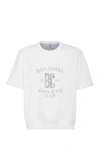 Brunello Cucinelli Smooth Cotton French Terry Sweatshirt In White