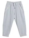 Brunello Cucinelli Smooth French Track Pants In Grey