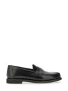 Brunello Cucinelli Smooth Leather Loafer In Black