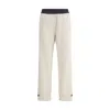 Brunello Cucinelli Smooth Plush Pants In Neutral