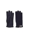 Brunello Cucinelli Snap Gloves In Black