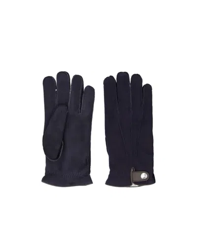 Brunello Cucinelli Snap Gloves In Black