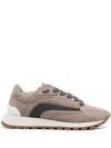 Brunello Cucinelli Monili-embellished Suede Sneakers