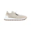 Brunello Cucinelli Monili-chain Suede Sneakers