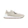 Brunello Cucinelli Monili-chain Suede Sneakers