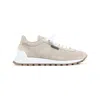 Brunello Cucinelli Monili-chain Suede Sneakers