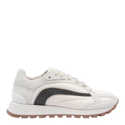 Brunello Cucinelli Sneakers In White