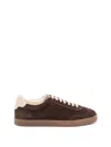 Brunello Cucinelli Men Suede Leather Sneakers