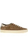Brunello Cucinelli Suede Sneakers With Contrasting Laces