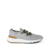 Brunello Cucinelli Paia Di Sneakers In Gray