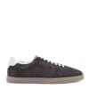 Brunello Cucinelli Dark Brown Leather Sneakers