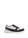 Brunello Cucinelli Suede Panelled Trainers In Black
