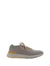 Brunello Cucinelli Knitted Wool Sneakers For Comfortable And