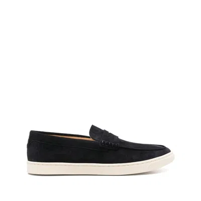 Brunello Cucinelli Moccasin Style Sneakers In Blue