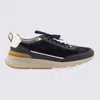 Brunello Cucinelli Suede And Smooth Material Flat Shoes With Contrasting Sole