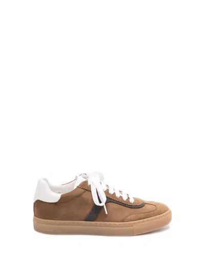 Brunello Cucinelli Sneakers In Brown