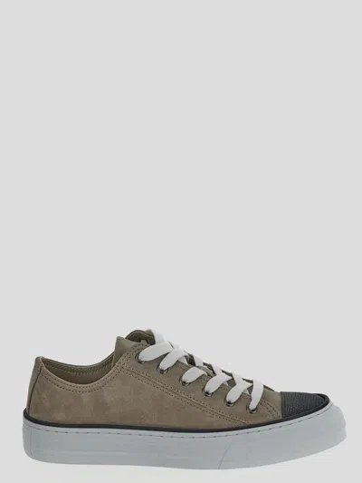 Brunello Cucinelli Sneakers In Brown