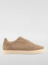 Brunello Cucinelli Suede Low-top Sneakers In Beige