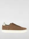 Brunello Cucinelli Nubuck Sneakers In Beige