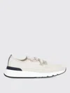 Brunello Cucinelli Ivory Cucinelli Cotton Sneakers In Neutral