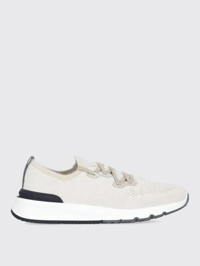 Brunello Cucinelli Sneakers  Men Color Beige In Sand
