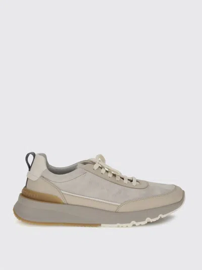 Brunello Cucinelli Sneakers  Men Color Beige In Sand