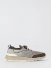 Brunello Cucinelli Stylish Sneakers With Contrast Sole And Round Toe In Black