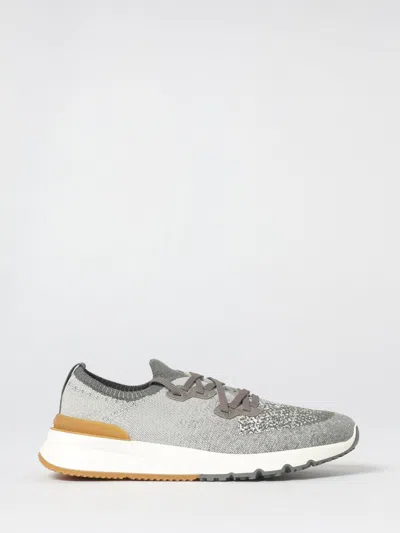 Brunello Cucinelli Sneakers  Men Color Grey In Gray
