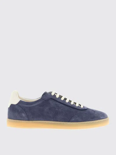 BRUNELLO CUCINELLI SNEAKERS BRUNELLO CUCINELLI MEN COLOR MARINE,H17386082