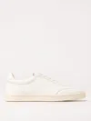 Brunello Cucinelli Leather Low-top Sneakers Rubber Sole In Weiss