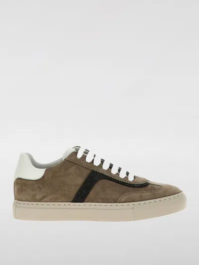 BRUNELLO CUCINELLI SNEAKERS BRUNELLO CUCINELLI WOMAN COLOR BEIGE,G50711022