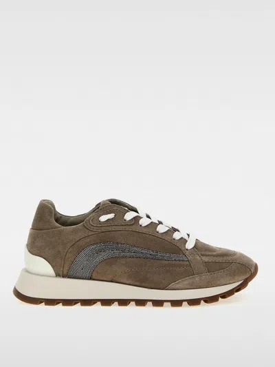 Brunello Cucinelli Sneakers In Brown